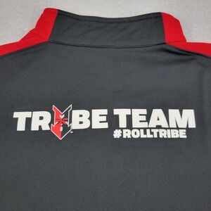 Indianapolis Indianas Tribe Team Track Jacket Mens Medium Black Red Augusta MILB